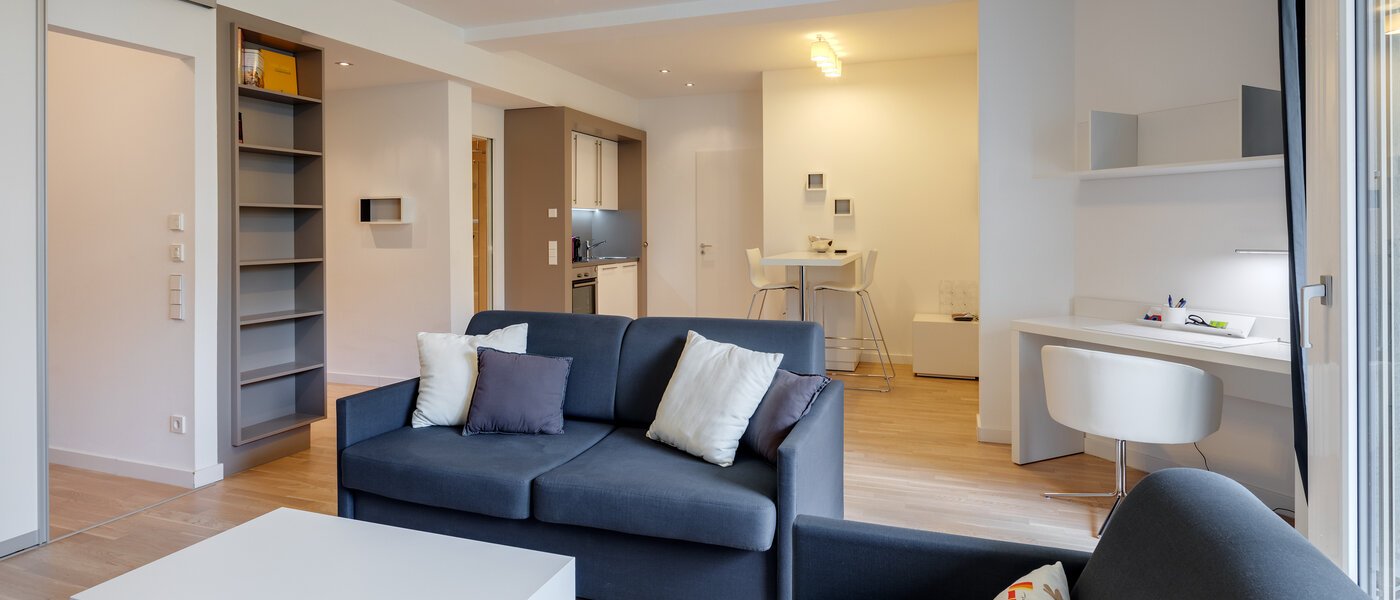 appartement München Bogenhausen 02 pièce à vivre 12389