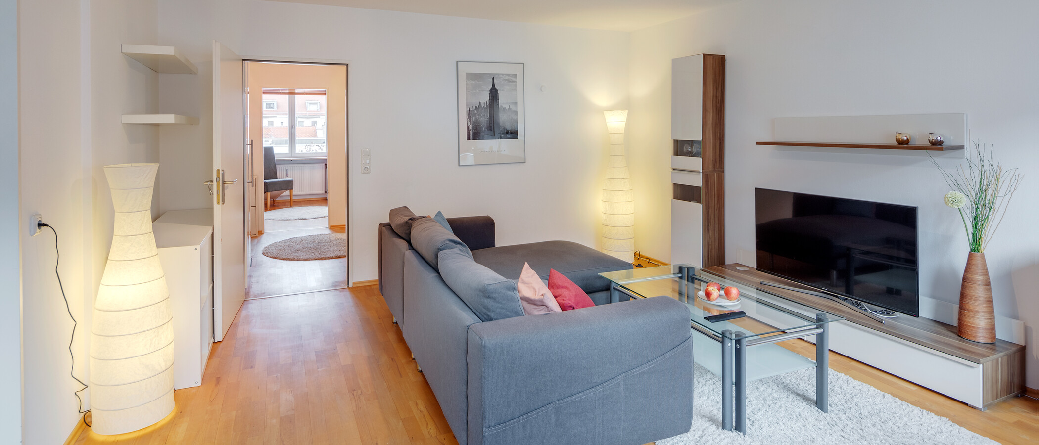appartement München Maxvorstadt 02 pièce à vivre 12401