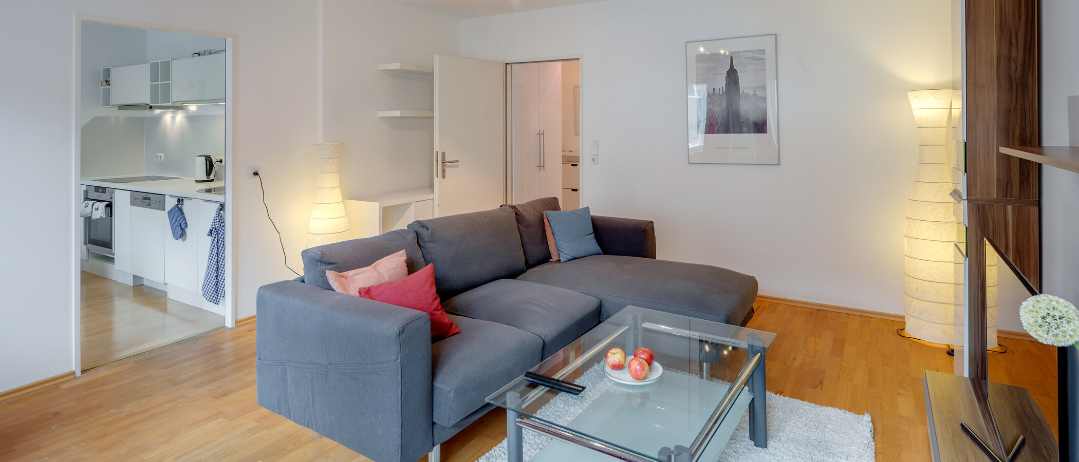 appartement München Maxvorstadt 03 pièce à vivre 12401