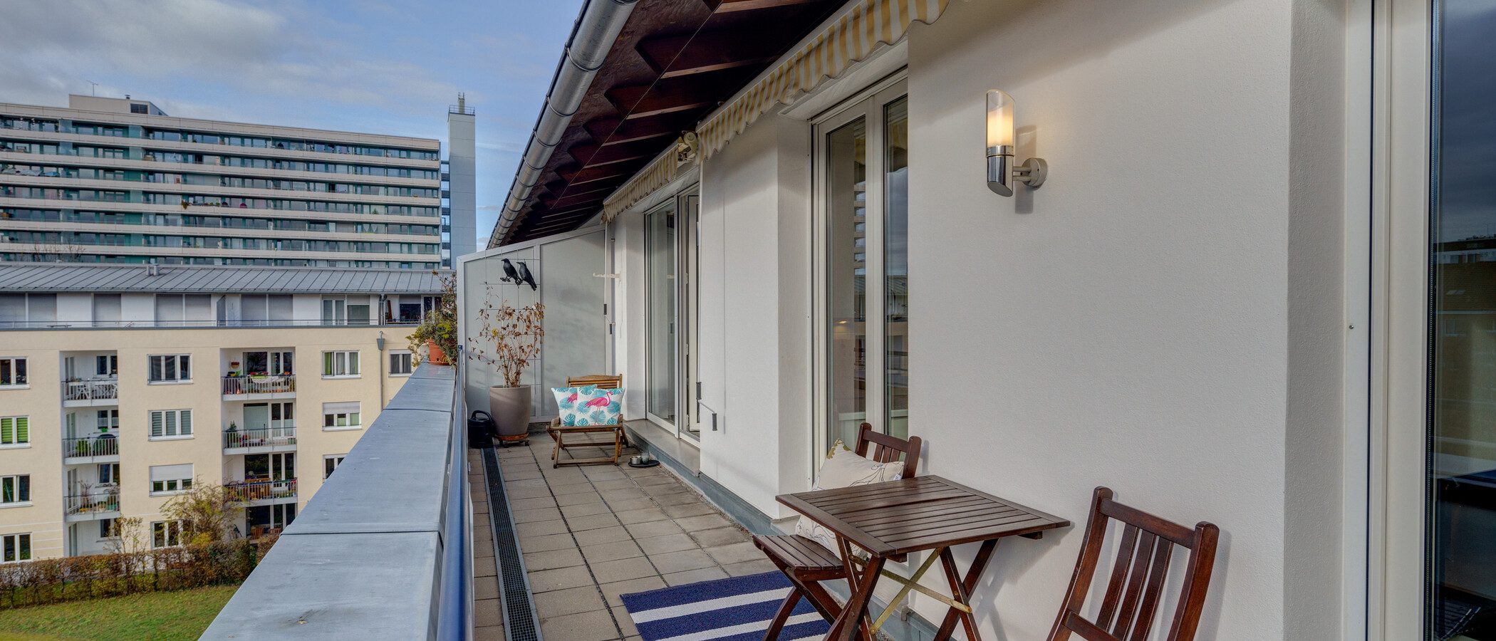 appartement München Sendling 02 terrasse sur le toit 12407