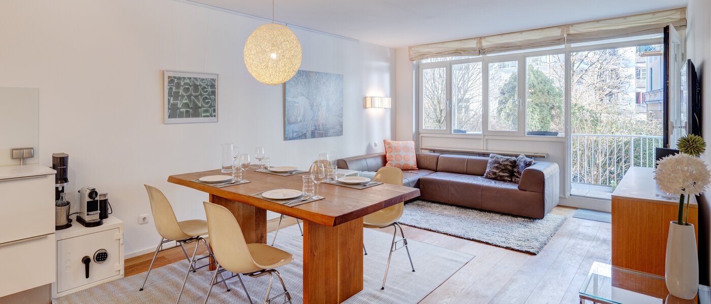 appartement München Schwabing 01 pièce à vivre 12436