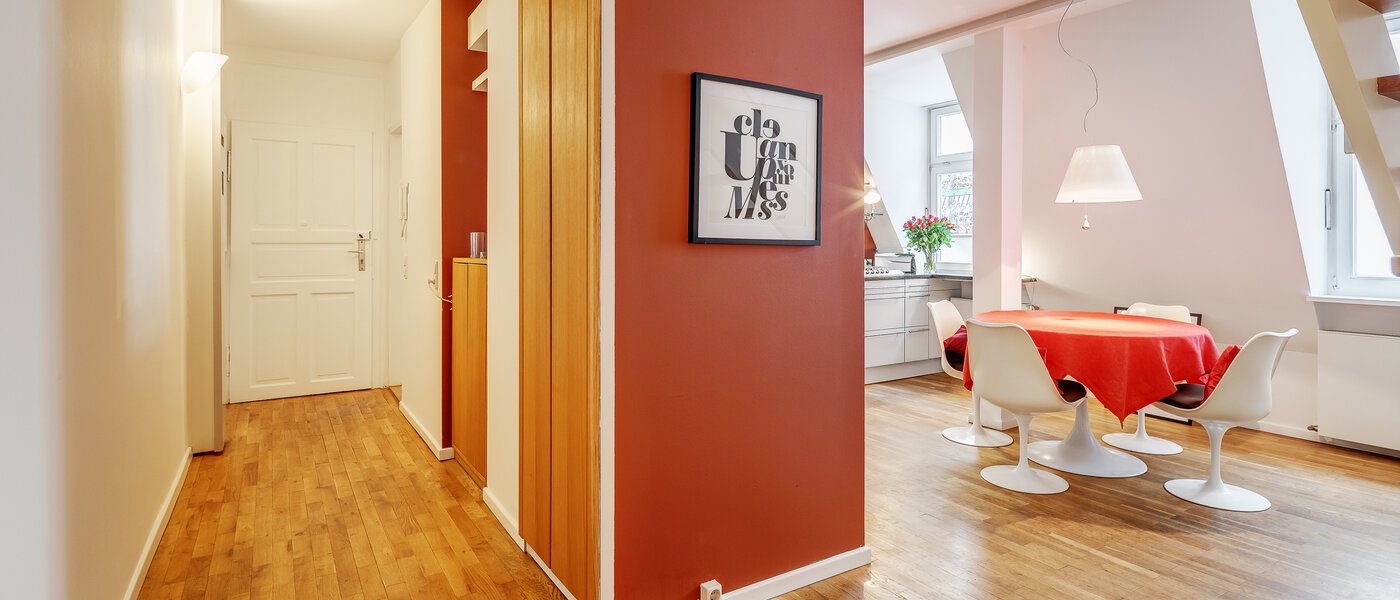 appartement style maisonnette München Gärtnerplatzviertel 01 entrée/couloir 12440