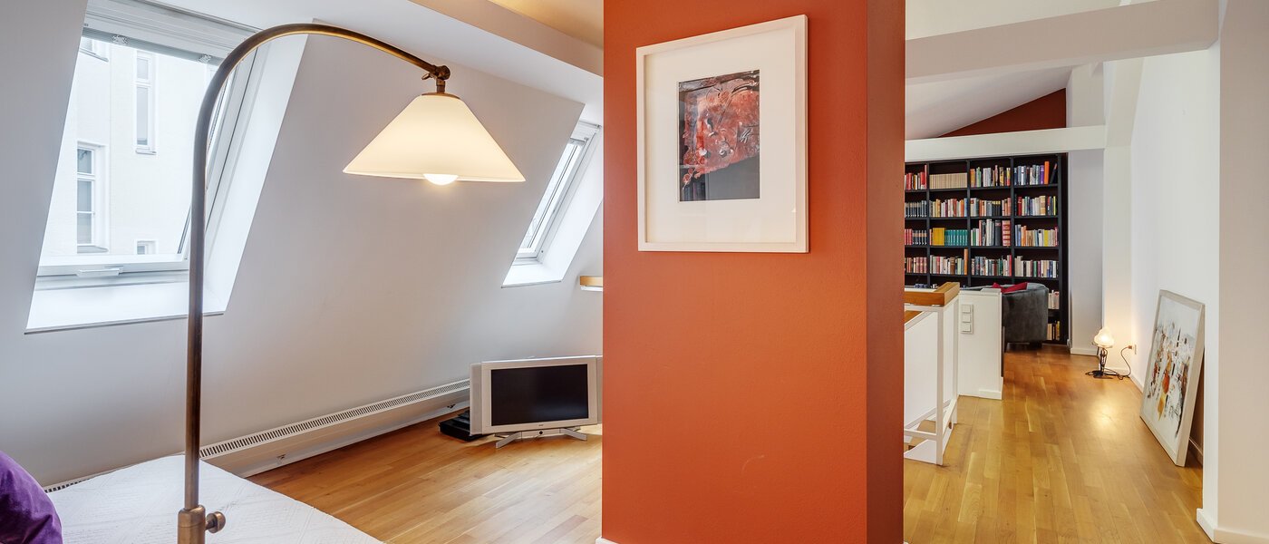 appartement style maisonnette München Gärtnerplatzviertel 06 pièce à vivre 12440