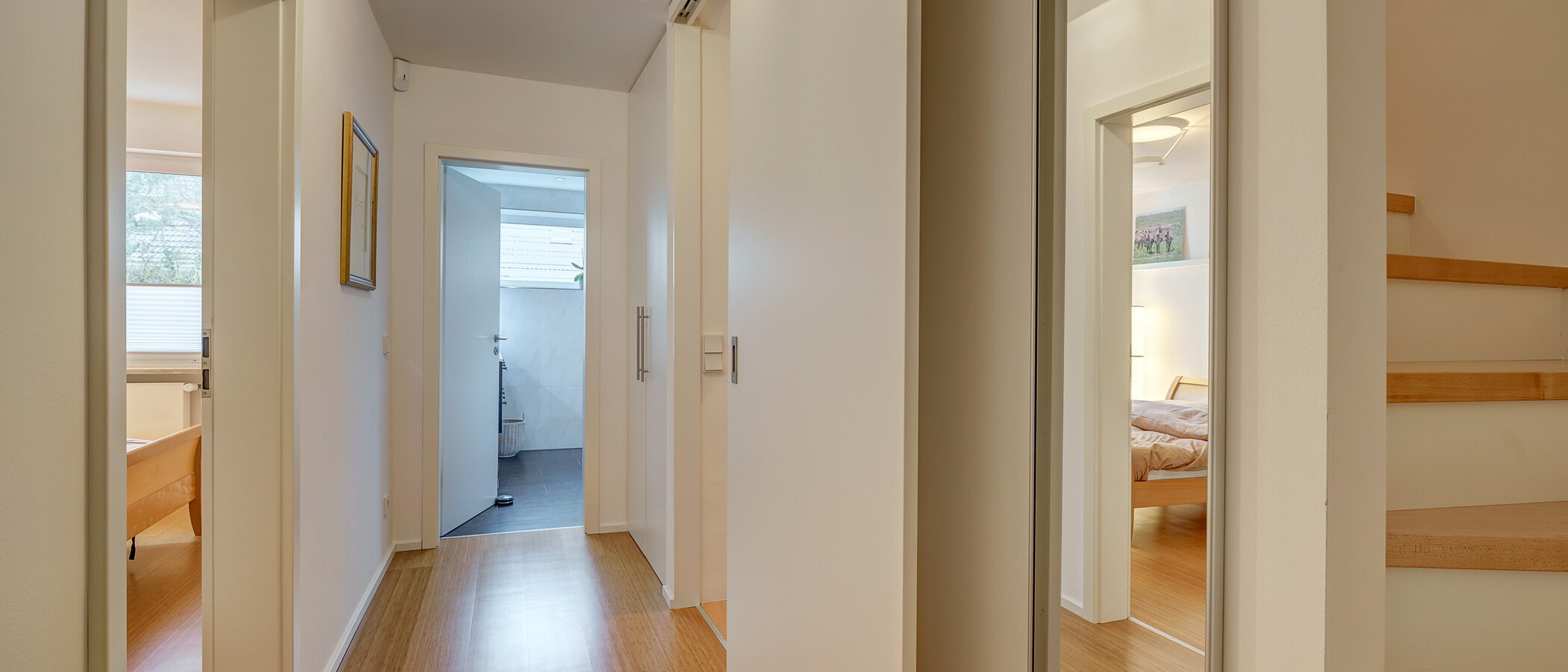 maison mitoyenne placée au milieu de la rangée Baldham Vaterstetten 03 entrée/couloir 12473