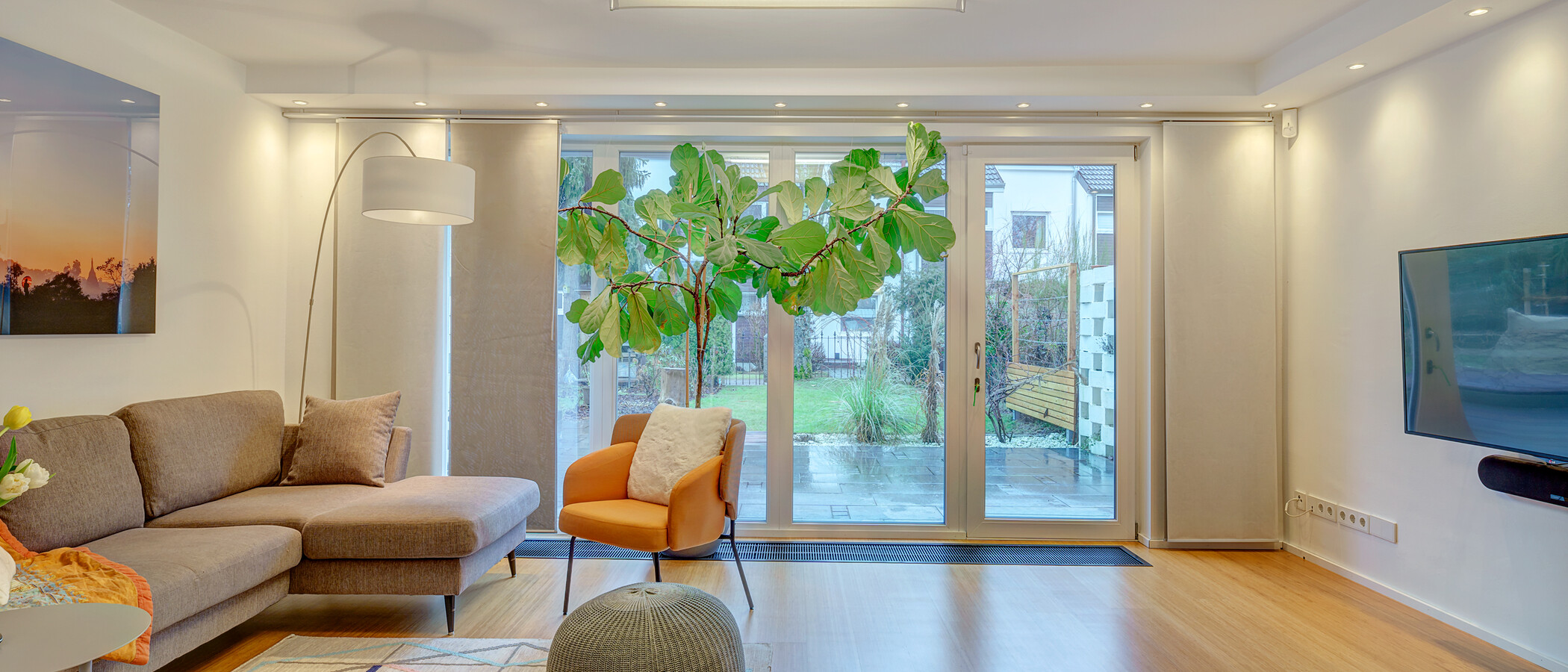maison mitoyenne placée au milieu de la rangée Baldham Vaterstetten 02 pièce à vivre 12473