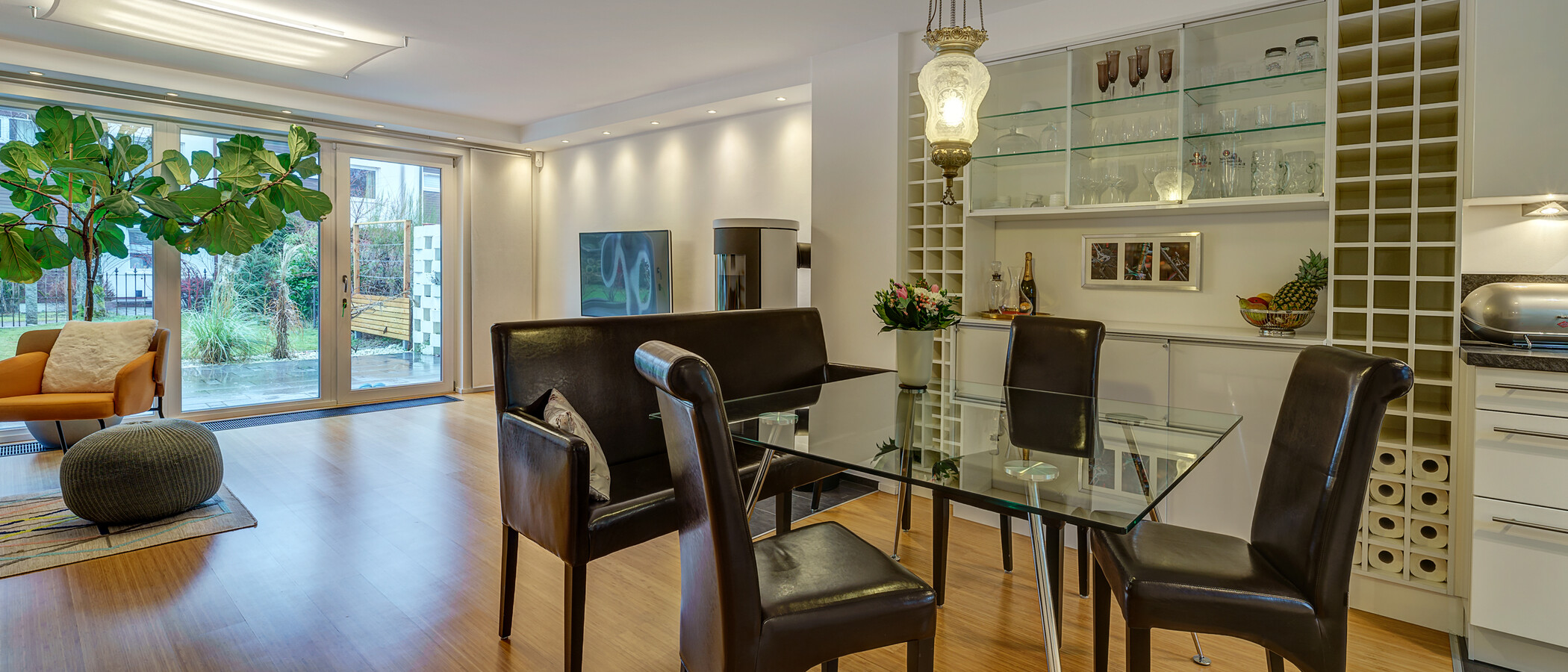 maison mitoyenne placée au milieu de la rangée Baldham Vaterstetten 03 pièce à vivre 12473