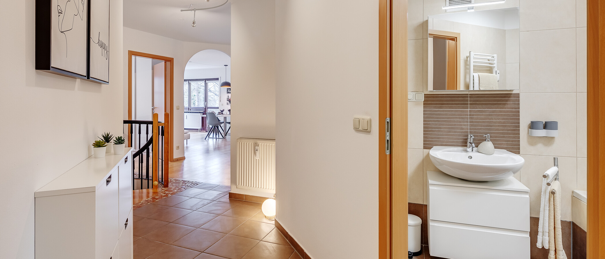 appartement style maisonnette München Milbertshofen 02 entrée/couloir 12485