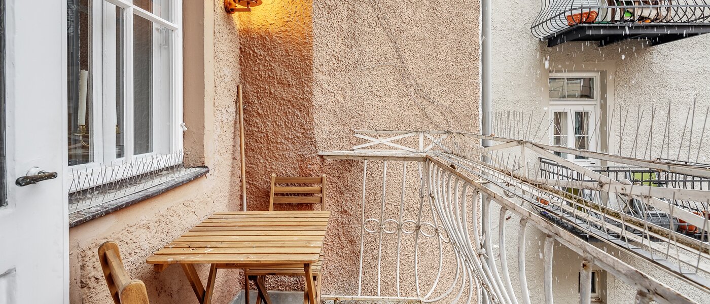 appartement München Maxvorstadt - Universitätsviertel 01 balcon 12491