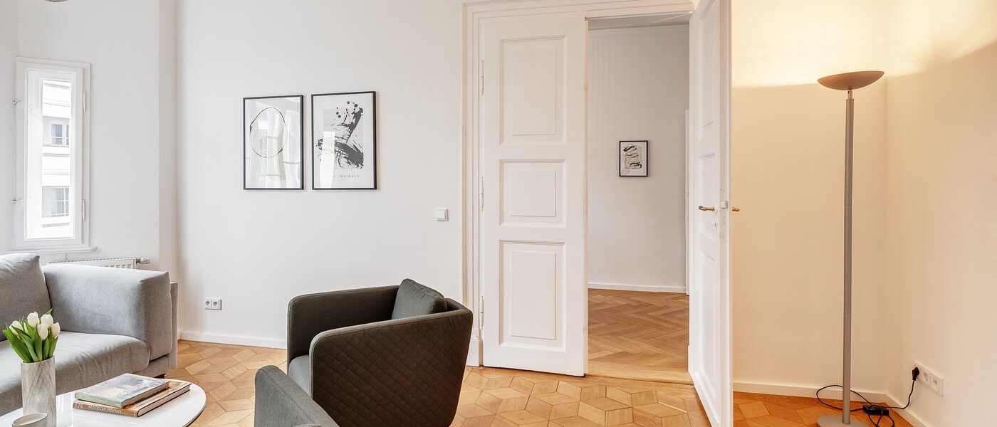 appartement München Maxvorstadt - Universitätsviertel 06 salle de séjour 12491