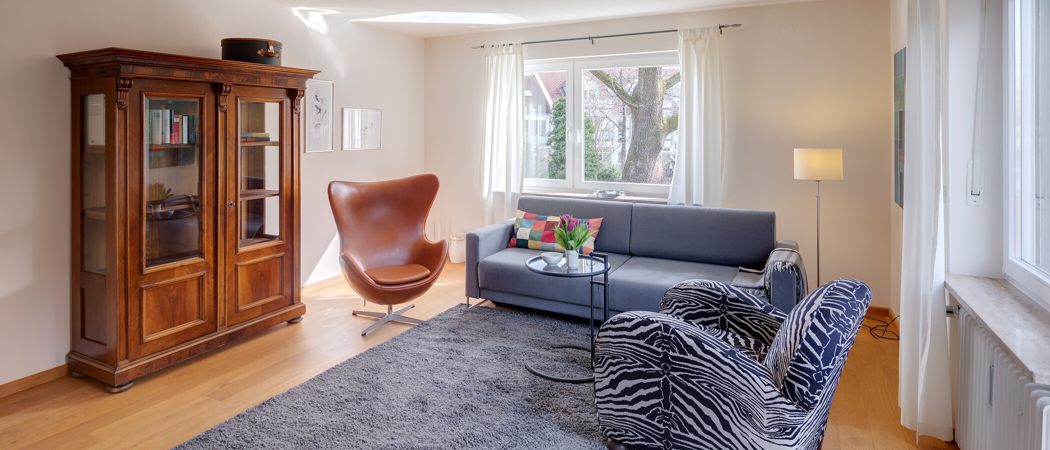 appartement München Großhadern 01 salle de séjour 12492