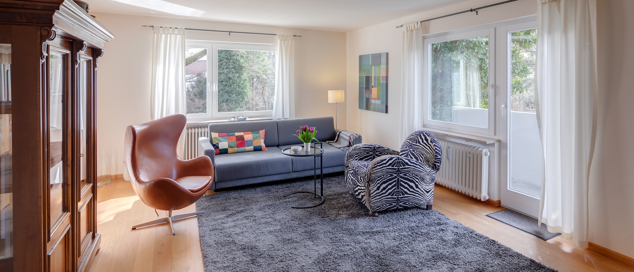 appartement München Großhadern 02 salle de séjour 12492