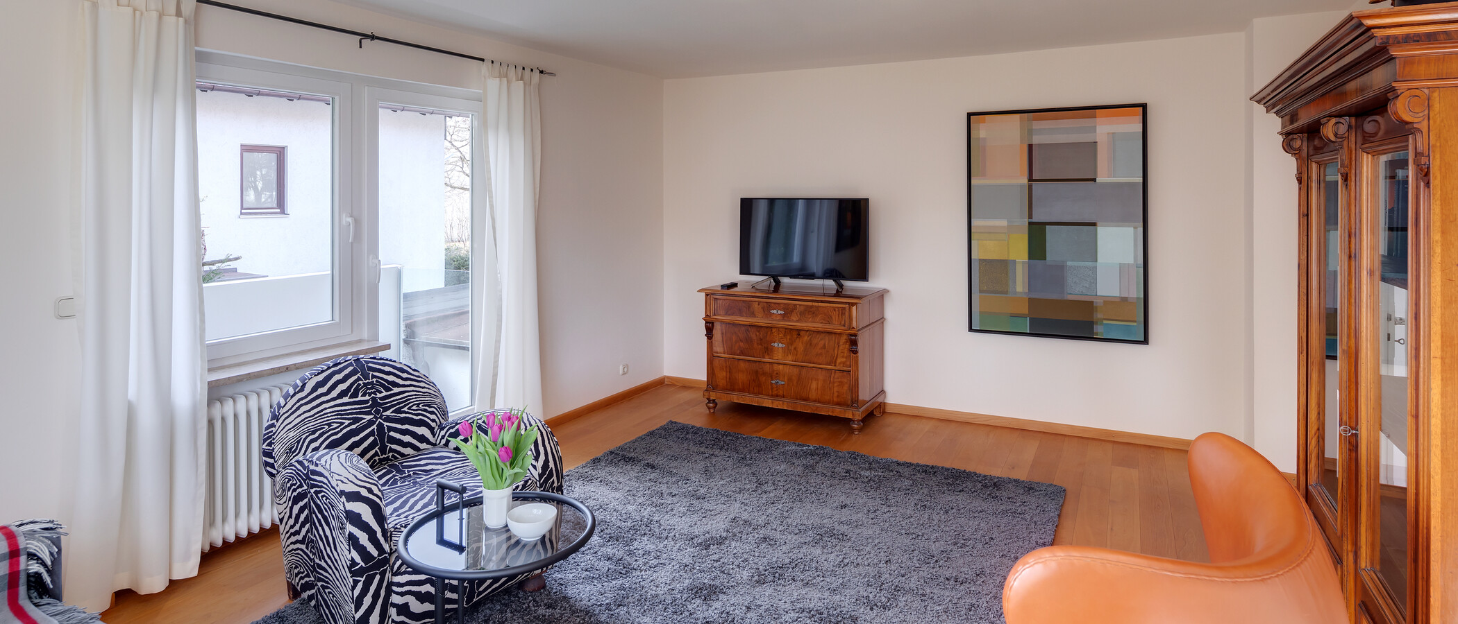 appartement München Großhadern 03 salle de séjour 12492