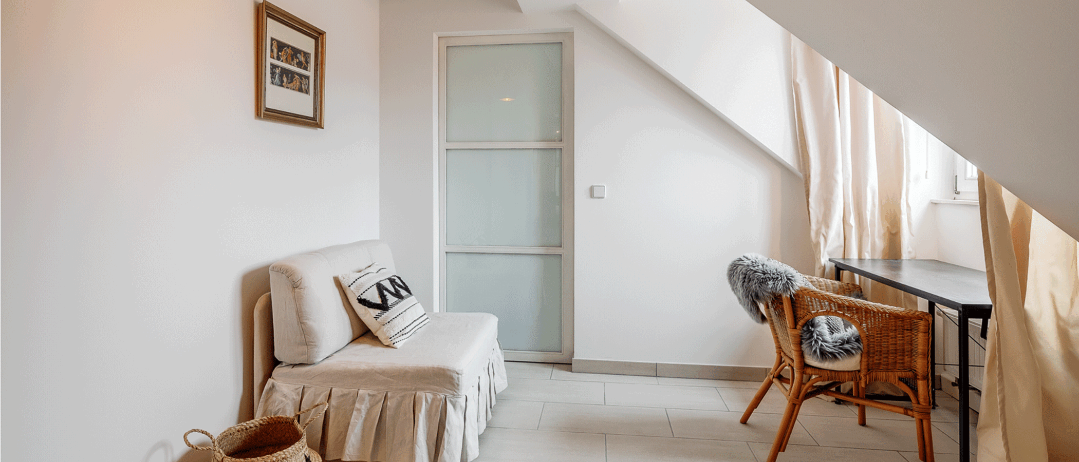 appartement sous les toits München Nymphenburg 03 2ième chambre 12497