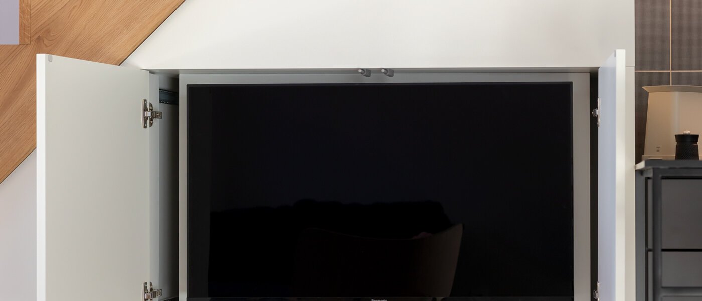 appartement style maisonnette avec mezzanine München Herzogpark 06 pièce à vivre 12522