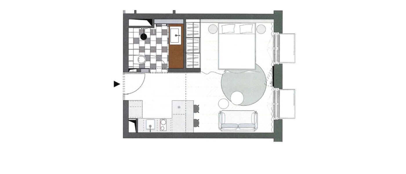 appartement München Herzogpark 01 plan d'étage 12523