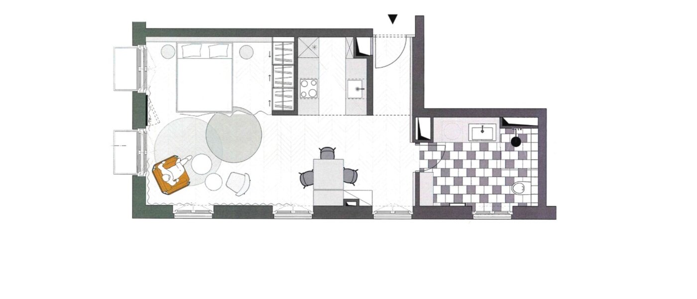 appartement München Herzogpark 01 plan d'étage 12526