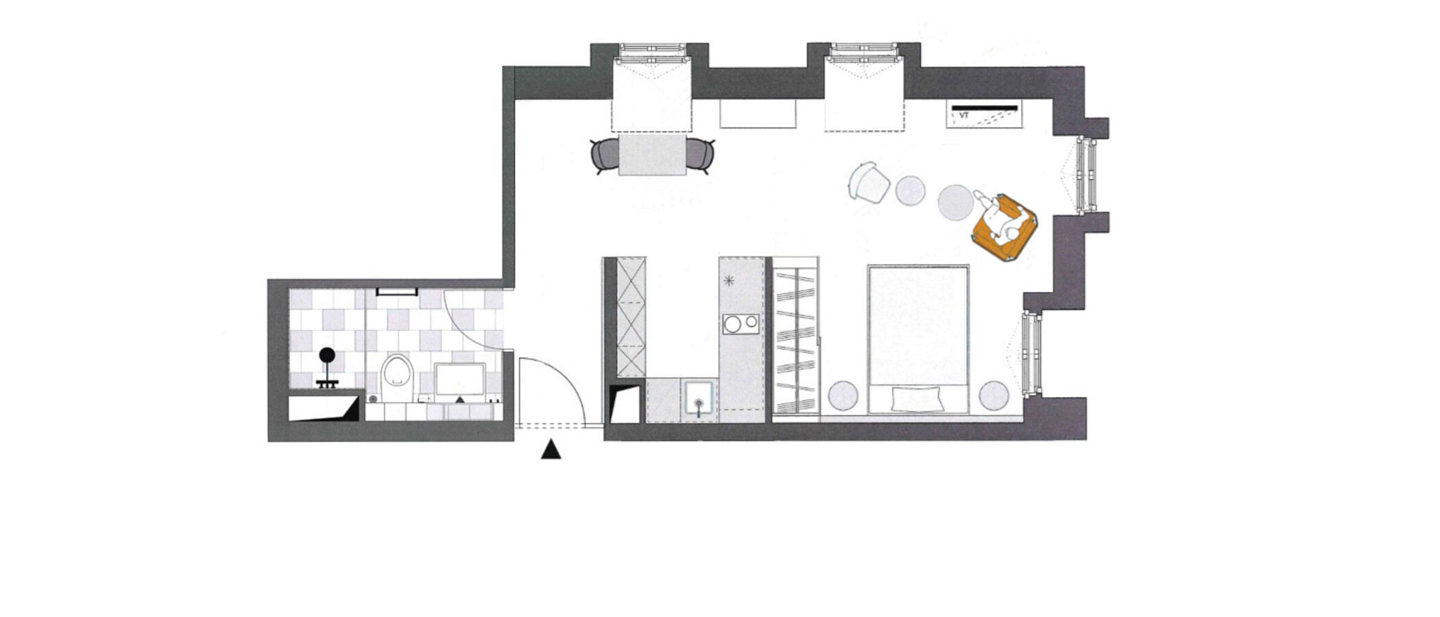 appartement München Herzogpark 01 plan d'étage 12528