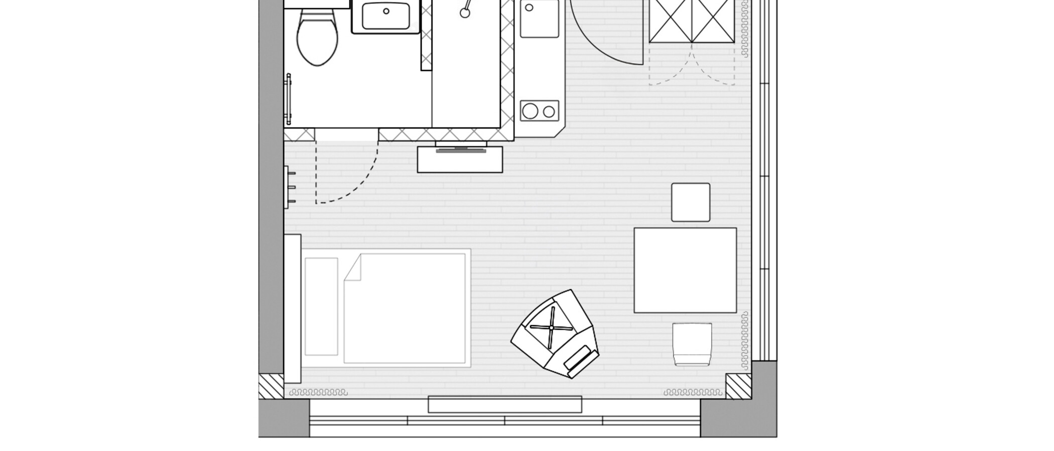 appartement Ismaning 01 plan d'étage 12544
