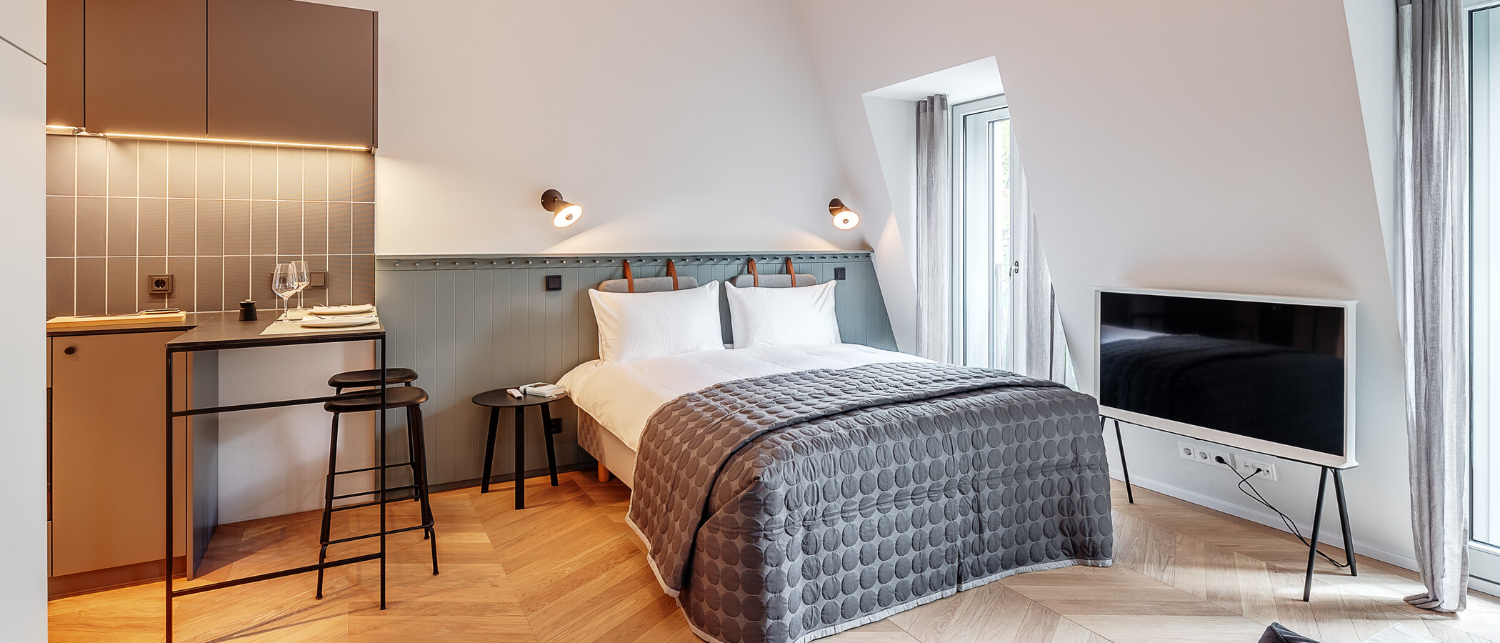 appartement München Herzogpark 02 pièce à vivre 12546