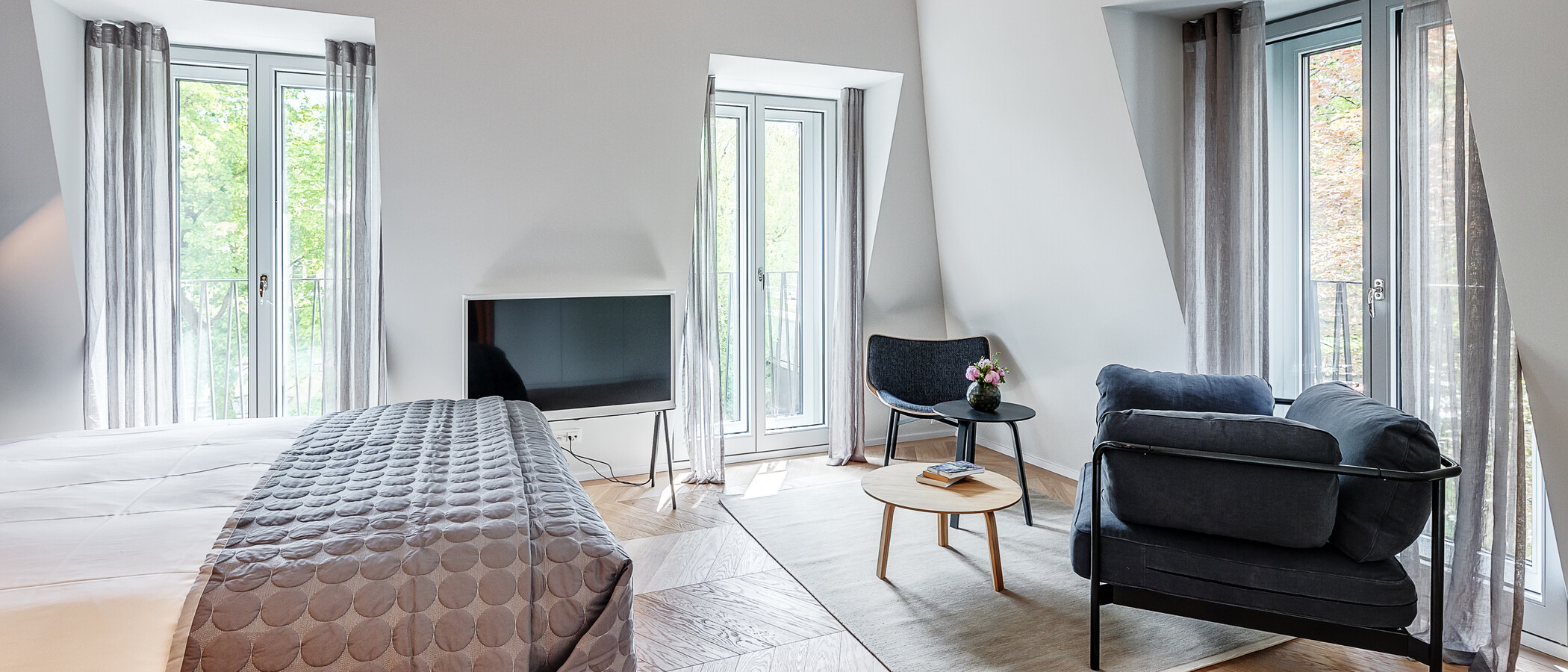 appartement München Herzogpark 03 pièce à vivre 12546
