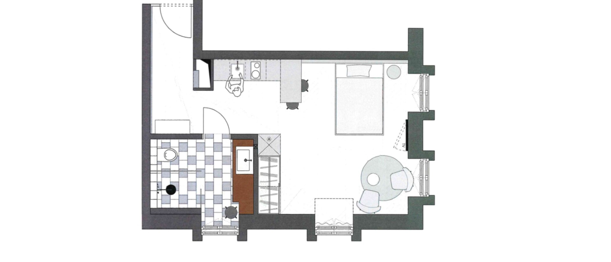 appartement München Herzogpark 01 plan d'étage 12546