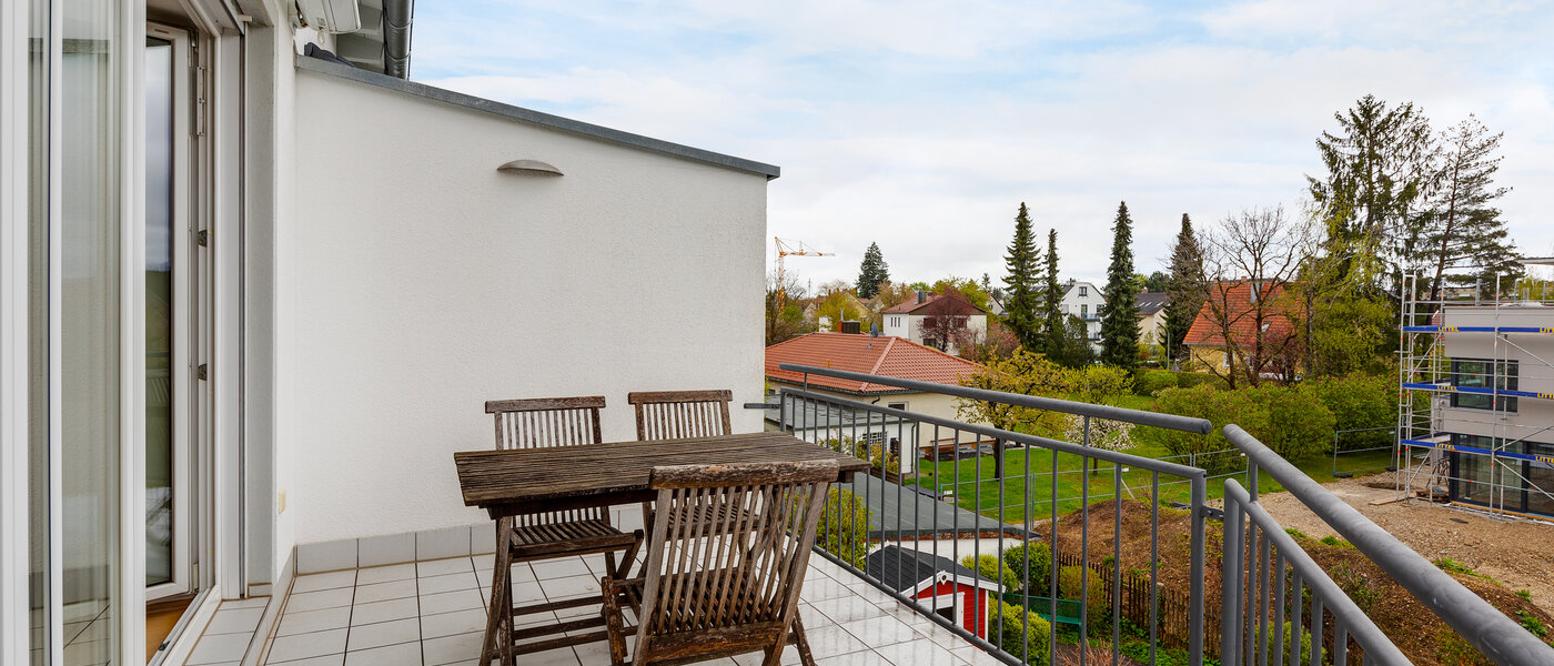 appartement sous les toits München Lerchenau 01 balcon 12556