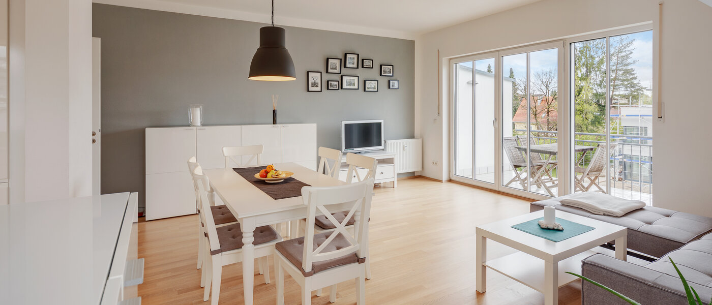 appartement sous les toits München Lerchenau 04 pièce à vivre 12556