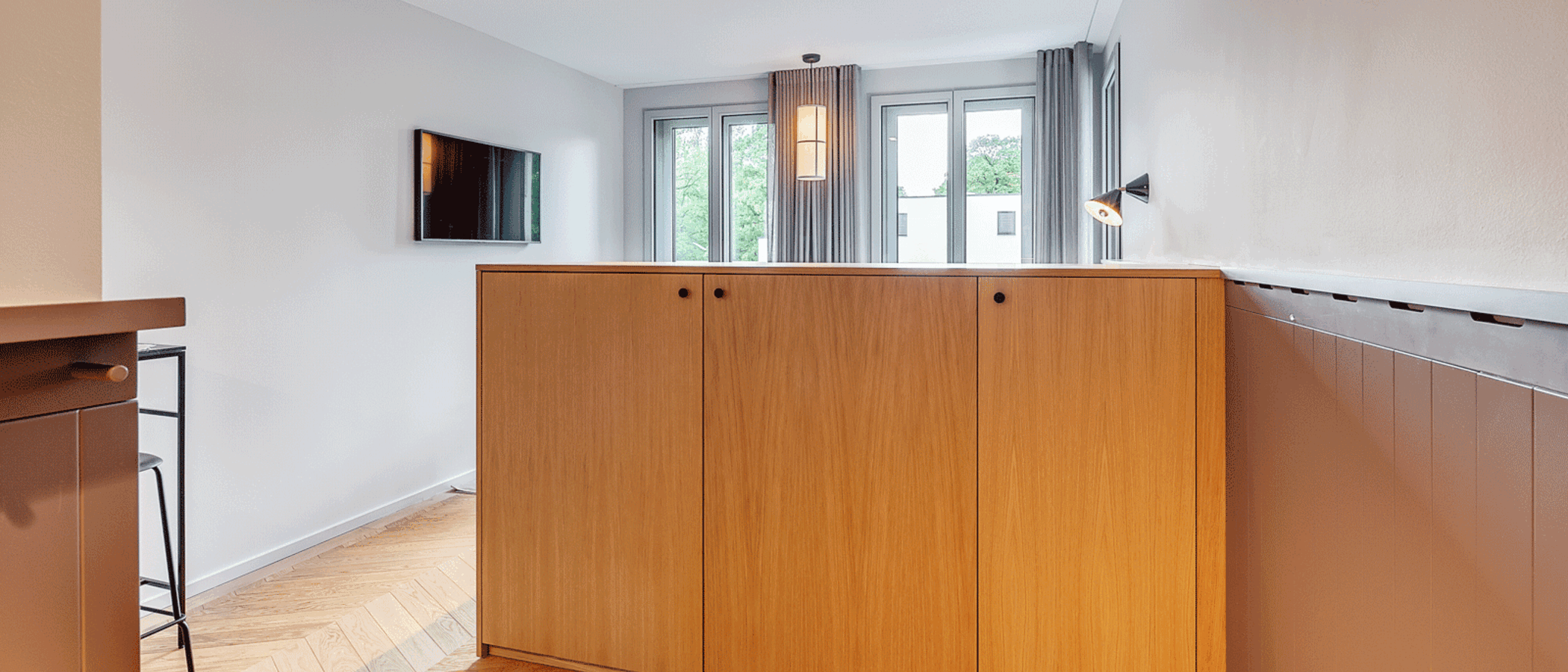 appartement München Herzogpark 04 pièce à vivre 12566