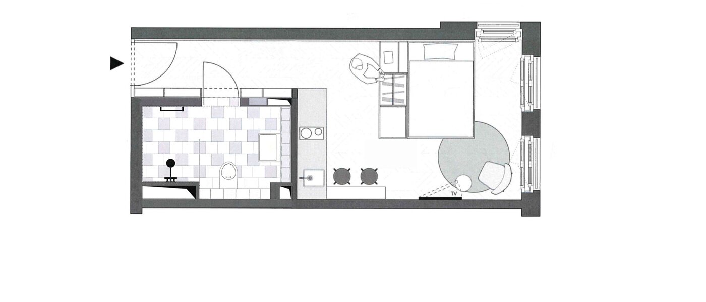 appartement München Herzogpark 01 plan d'étage 12567