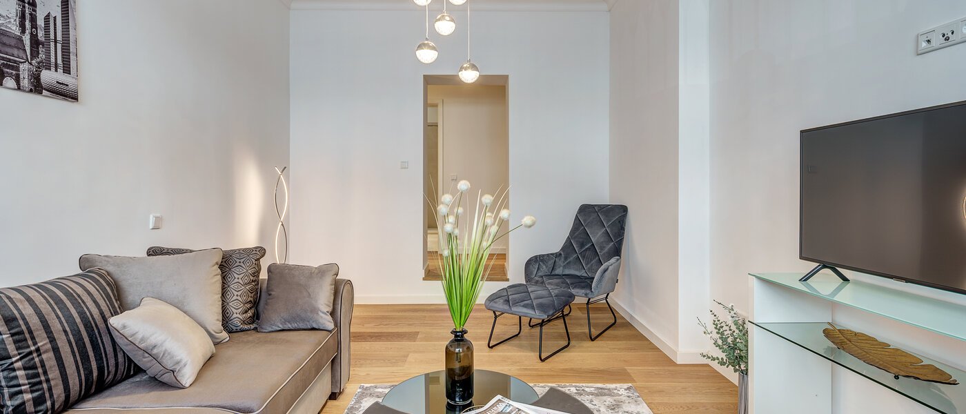 appartement München Neuhausen 02 salle de séjour 12582