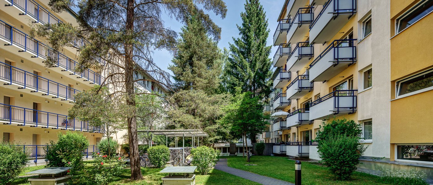 appartement München Untersendling 01 cour intérieure 12584