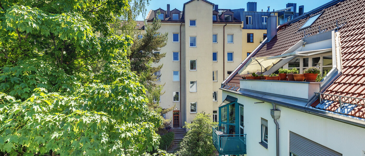 appartement avec terrasse sur le toit München Maxvorstadt 01 vue 12588