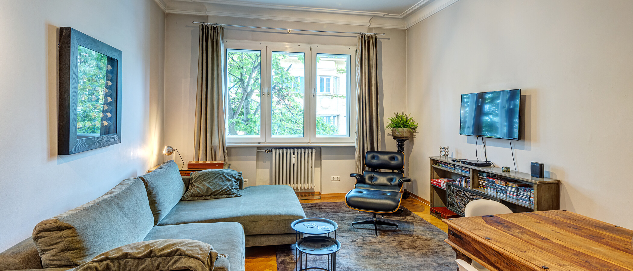 appartement München Schwabing 01 pièce à vivre 12591