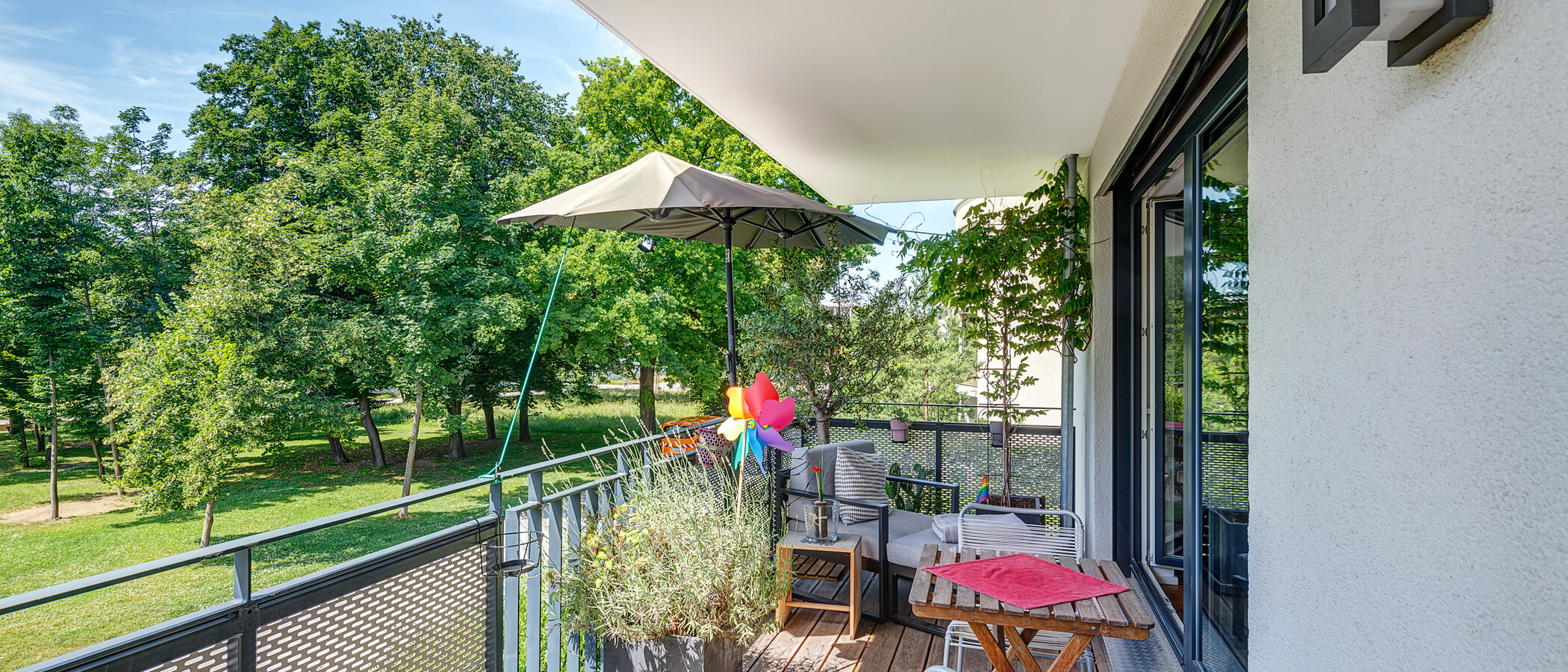 appartement München Schwabing - Domagkpark 01 balcon 12597