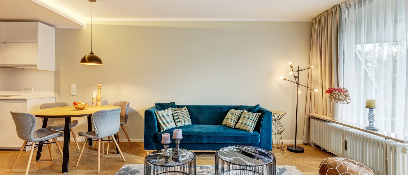 appartement München Nymphenburg 01 pièce à vivre 12614