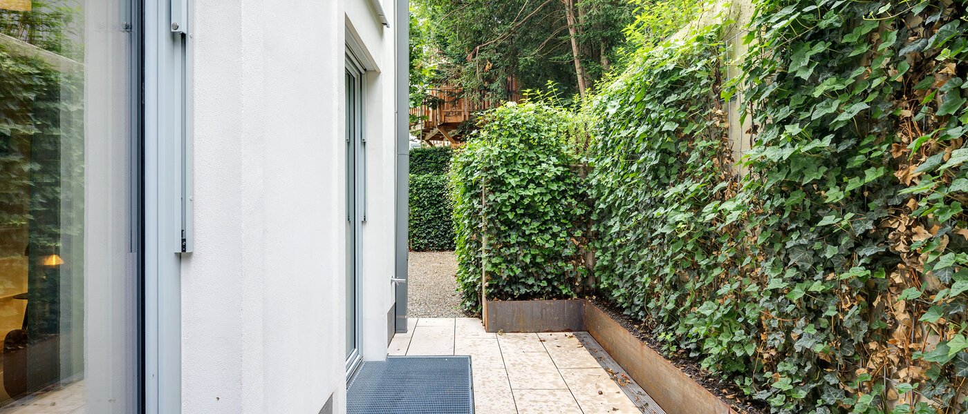 appartement style maisonnette avec mezzanine München Herzogpark 01 terrasse 12615