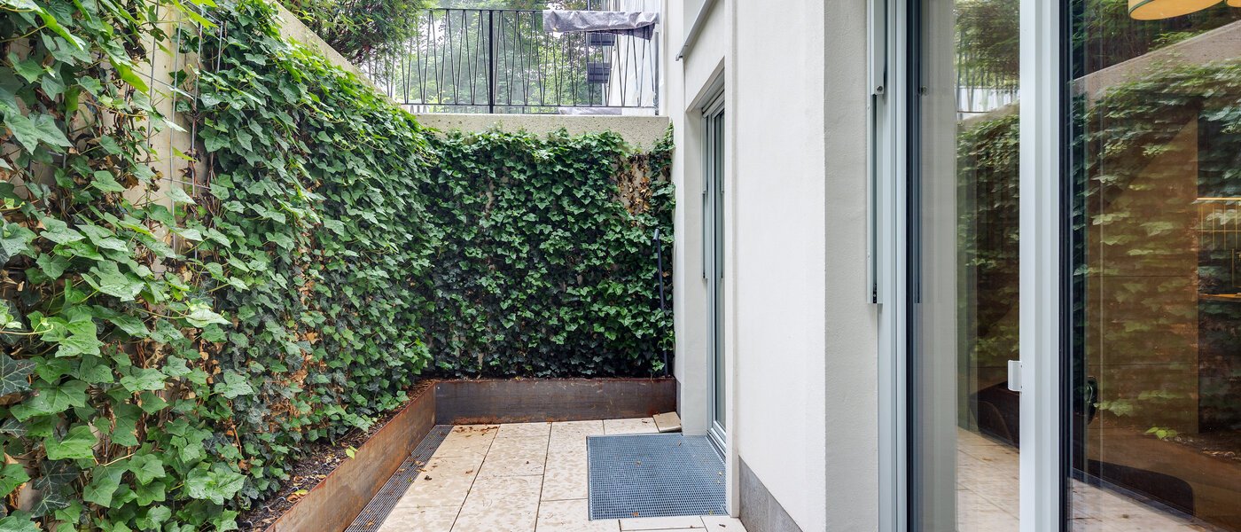 appartement style maisonnette avec mezzanine München Herzogpark 02 terrasse 12615