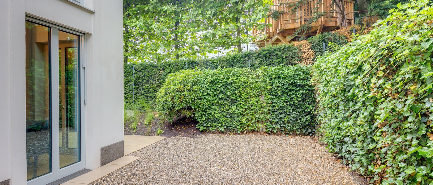 appartement style maisonnette avec mezzanine München Herzogpark 02 terrasse 12616