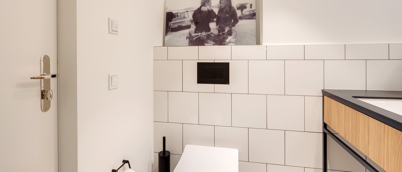 appartement style maisonnette avec mezzanine München Herzogpark 04 deux toilettes 12616