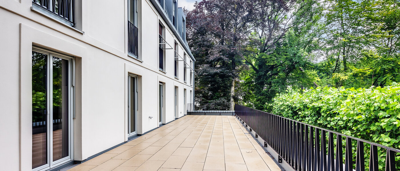 appartement München Herzogpark 01 terrasse commune  12619