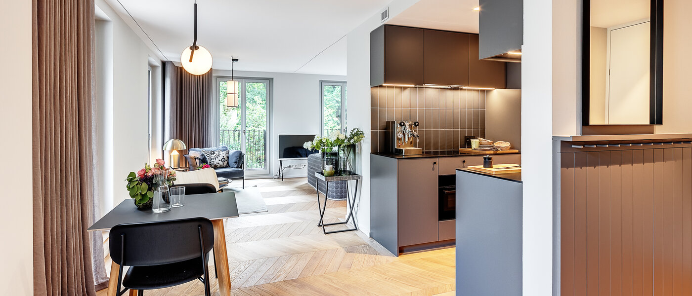 appartement München Herzogpark 01 pièce à vivre 12619