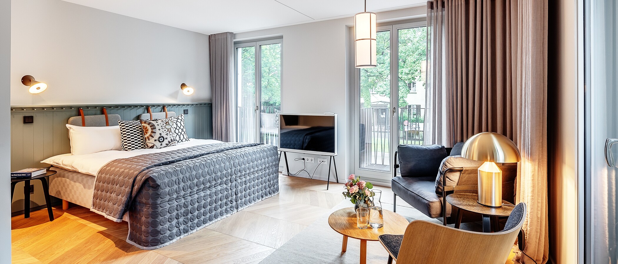 appartement München Herzogpark 03 pièce à vivre 12628