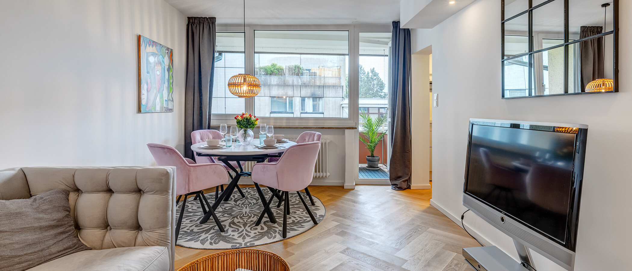 appartement München Schwabing-West 01 pièce à vivre 12641