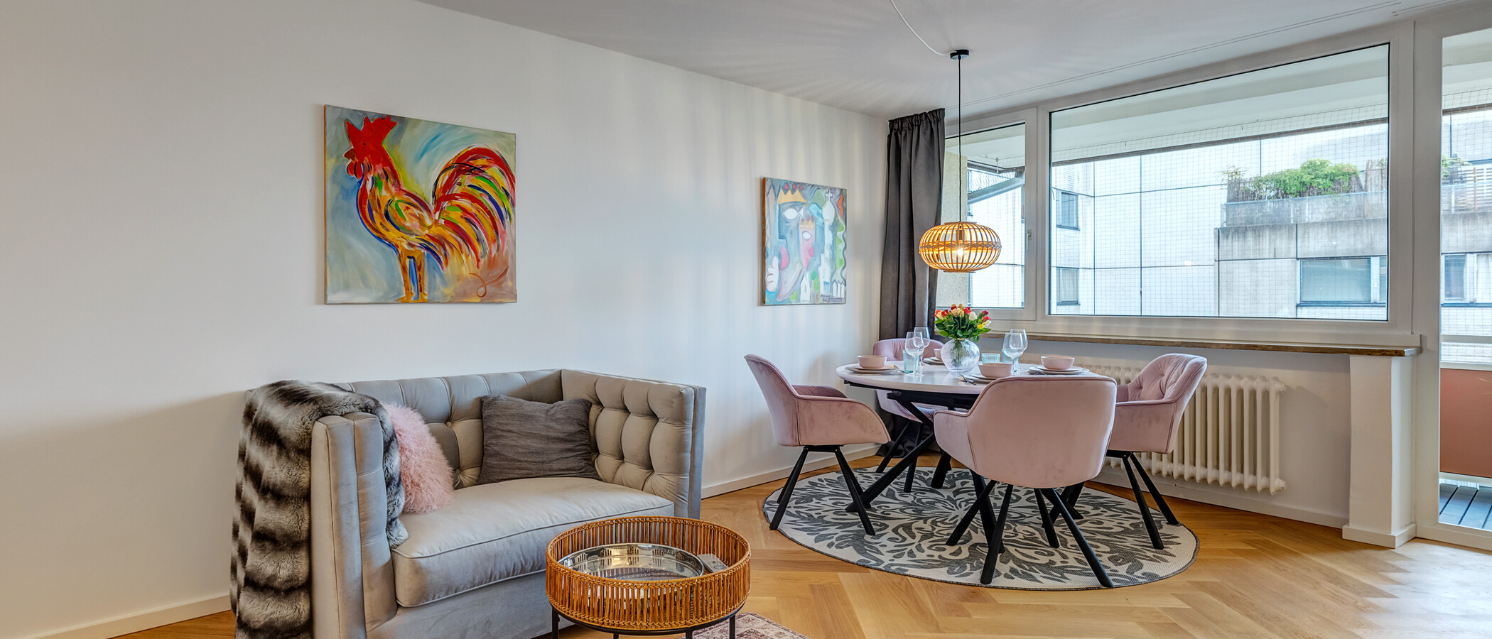 appartement München Schwabing-West 02 pièce à vivre 12641