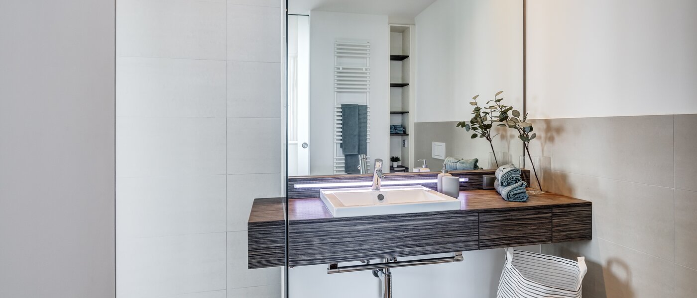 appartement München Olympiadorf 01 salle de bain 12647