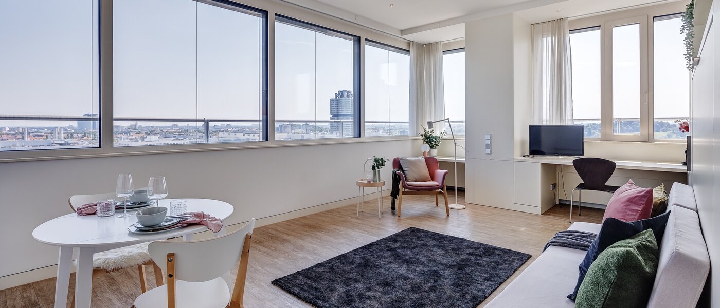 appartement München Olympiadorf 01 pièce à vivre 12647