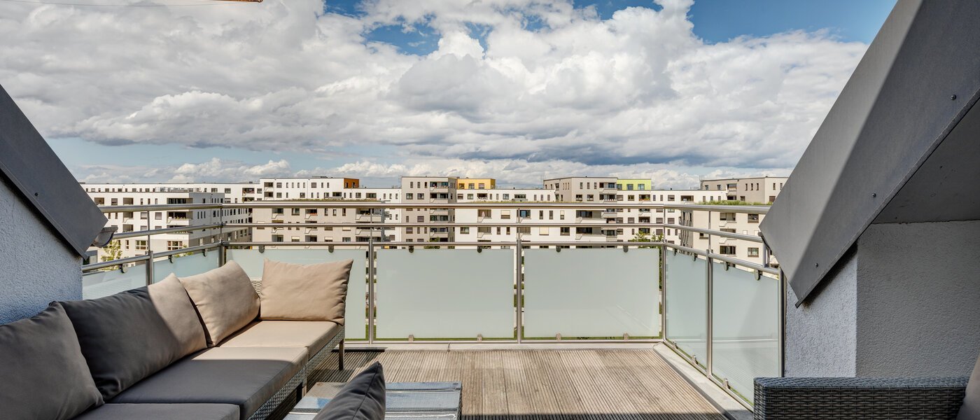 appartement style maisonnette München Pasing 03 terrasse sur le toit 12653