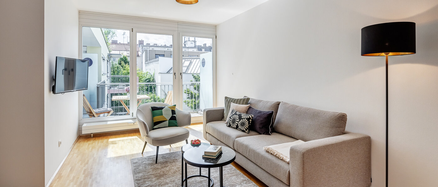 appartement München Glockenbachviertel 01 pièce à vivre 12668