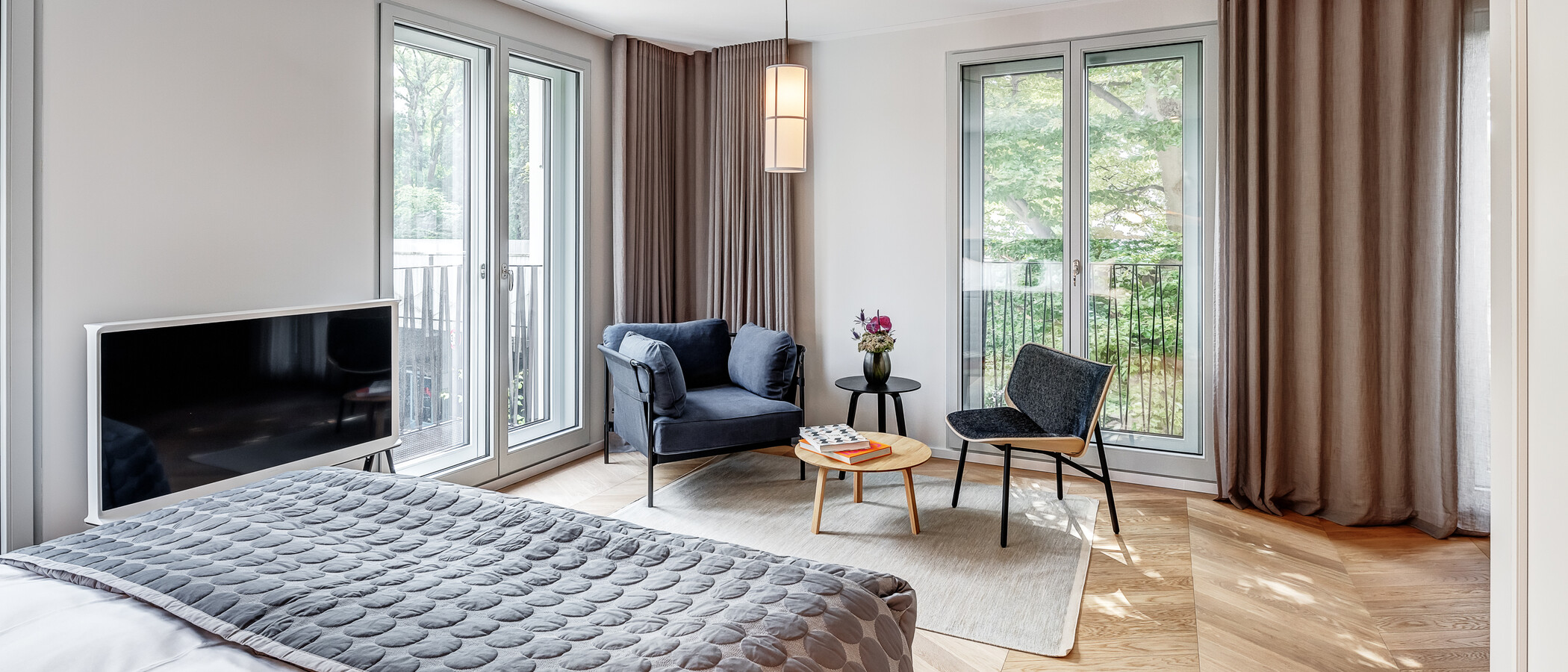 appartement München Herzogpark 02 pièce à vivre 12674