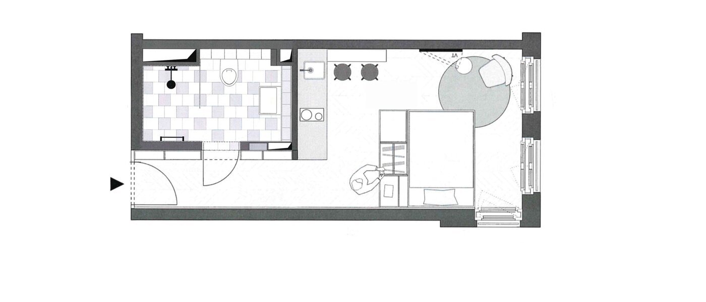 appartement München Herzogpark 01 plan d'étage 12678